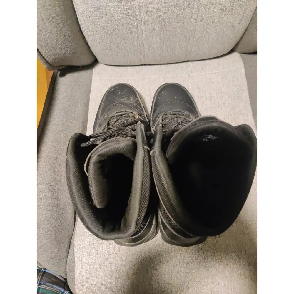Interceptor Men's Size 10.5 Tactical Lace Combat Boots Black Slip Resistant